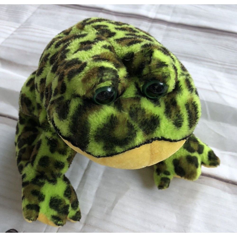 Ganz Webkinz Bullfrog Spotted Frog Stuffed Animal Plush‎ No Code